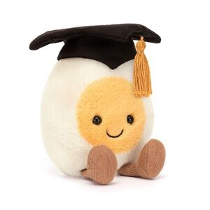 Graduation Egg Plush Toy